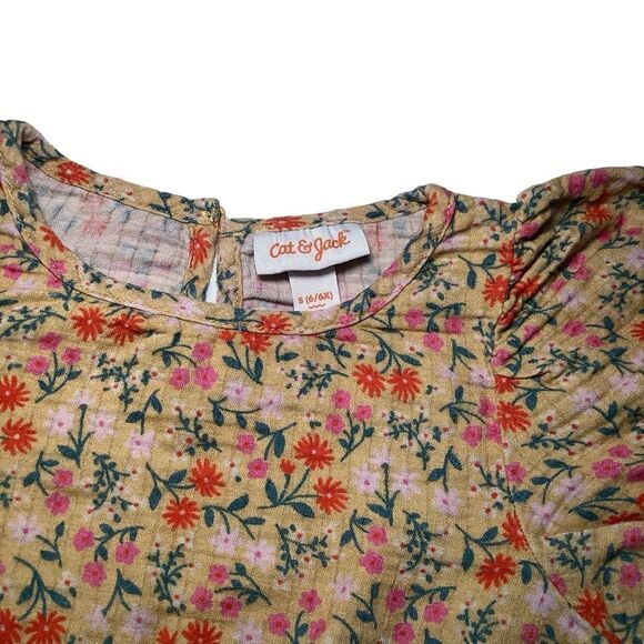 Cat & Jack dresses bundle Sz 6/6x great preloved cond |flowers|stripes|polkadots - Picture 4 of 15